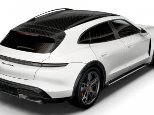 Porsche Taycan Turbo Cross Turismo 2022 3D Model