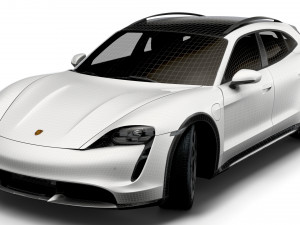 Porsche Taycan Turbo Cross Turismo 2022 Modelo 3D
