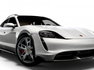 Porsche Taycan Turbo S Cross Turismo 2022 Modelo 3D