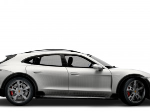 Porsche Taycan Turbo S Cross Turismo 2022 Modelo 3D