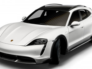 Porsche Taycan Turbo S Cross Turismo 2022 Modelo 3D