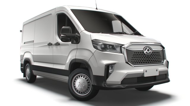 Maxus E Deliver 9 L2H1 2022 3D Модель .c4d .max .obj .3ds .fbx .stl .blend 
