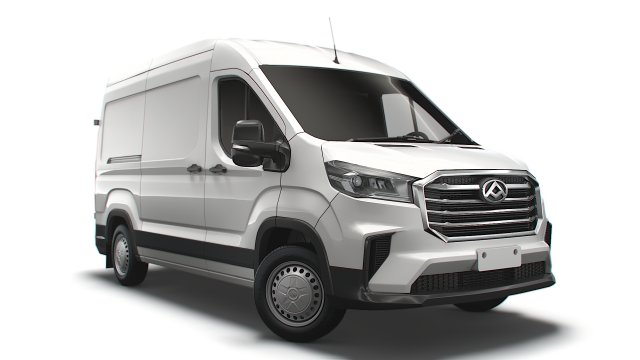 Maxus Deliver 9 L2H2 2022 3D Model .c4d .max .obj .3ds .fbx .stl .blend 