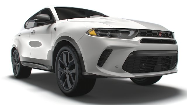 Dodge Hornet GT Blacktop 2023 3D Модель .c4d .max .obj .3ds .fbx .stl .blend 