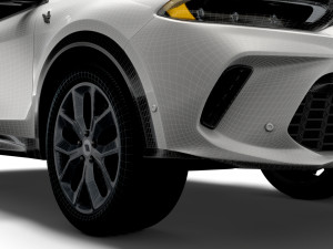 Dodge Hornet GT Blacktop 2023 3D Модель