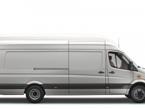 Mercedes Sprinter Cargo Van L4H3 2008 Modello 3D