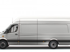 Mercedes Sprinter Cargo Van L4H3 2008 Modello 3D