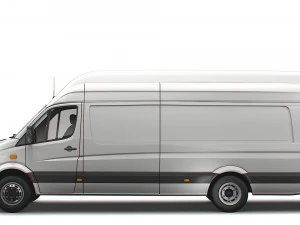 Mercedes Sprinter Cargo Van L4H3 2008 3D Model