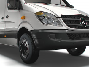 Mercedes Sprinter Cargo Van L4H3 2008 Modello 3D