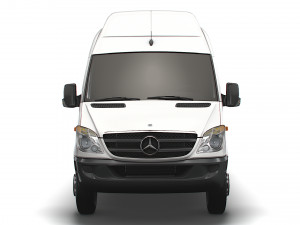 Mercedes Sprinter Cargo Van L4H3 2008 Modello 3D