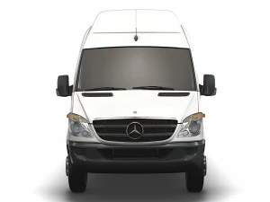 Mercedes Sprinter Cargo Van L4H3 2008 3D Model