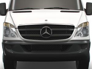Mercedes Sprinter Cargo Van L4H3 2008 Modello 3D
