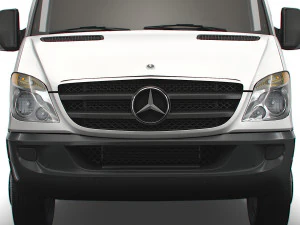 Mercedes Sprinter Cargo Van L4H3 2008 3D Model