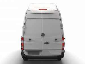 Mercedes Sprinter Cargo Van L4H3 2008 Modello 3D
