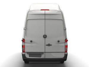Mercedes Sprinter Cargo Van L4H3 2008 3D Model