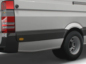 Mercedes Sprinter Cargo Van L4H3 2008 3D Model