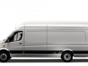 Mercedes Sprinter Cargo Van L4H3 2008 Modello 3D