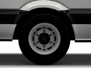 Mercedes Sprinter Cargo Van L4H3 2008 Modello 3D