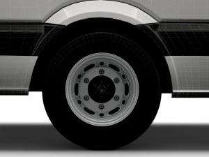 Mercedes Sprinter Cargo Van L4H3 2008 3D Model