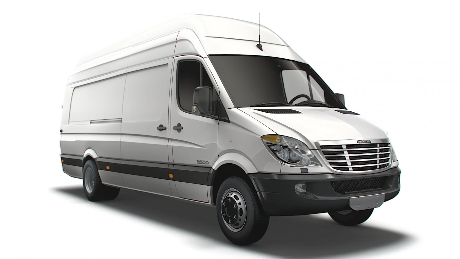 Freightliner Sprinter Cargo Van L4H3 2008 3D Model .c4d .max .obj .3ds .fbx .stl .blend