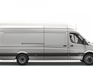 Freightliner Sprinter Cargo Van L4H3 2008 3D 모델