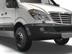 Freightliner Sprinter Cargo Van L4H3 2008 3D 모델