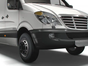 Freightliner Sprinter Cargo Van L4H3 2008 3D Model