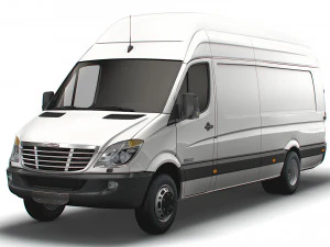Freightliner Sprinter Cargo Van L4H3 2008 3D Model