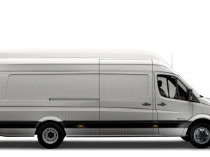 Freightliner Sprinter Cargo Van L4H3 2008 3D Model