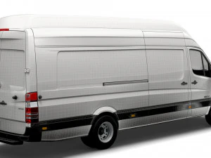 Freightliner Sprinter Cargo Van L4H3 2008 3D Model