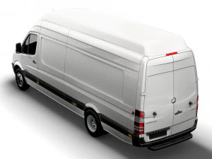 Freightliner Sprinter Cargo Van L4H3 2008 3D Model
