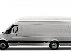 Freightliner Sprinter Cargo Van L4H3 2008 3D 모델