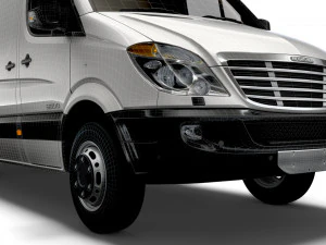 Freightliner Sprinter Cargo Van L4H3 2008 3D Model