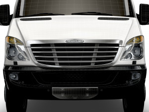 Freightliner Sprinter Cargo Van L4H3 2008 3D 모델