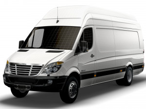 Freightliner Sprinter Cargo Van L4H3 2008 3D 모델