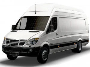 Freightliner Sprinter Cargo Van L4H3 2008 3D Model