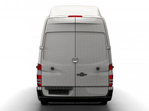 Freightliner Sprinter Cargo Van L4H3 2008 3D 모델