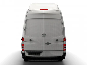 Freightliner Sprinter Cargo Van L4H3 2008 3D Model
