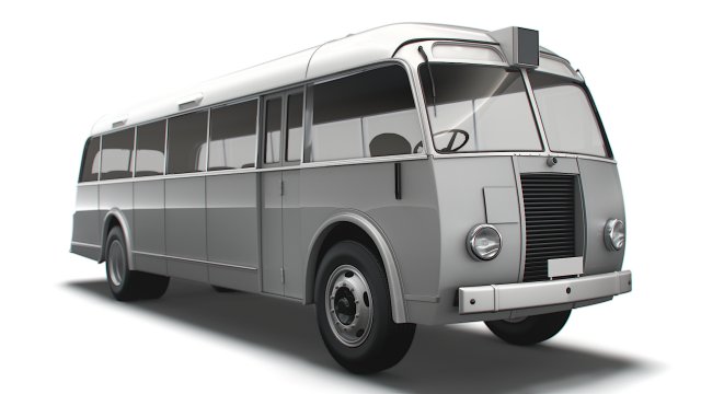 Generic Old Bus 3D 모델 .c4d .max .obj .3ds .fbx .stl .blend 