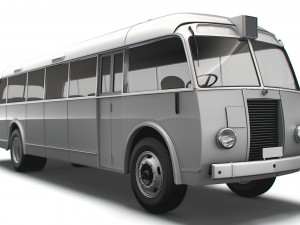 Generic Old Bus 3D Model