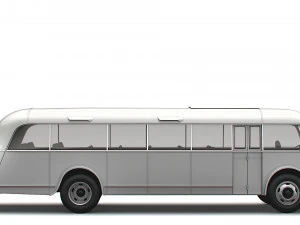 Generic Old Bus 3D Model