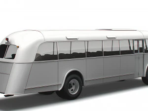 Generic Old Bus 3D Model