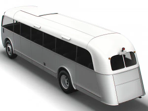 Generic Old Bus 3D Model
