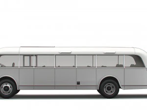 Generic Old Bus 3D Model