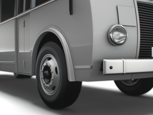 Generic Old Bus 3D 모델
