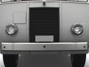 Generic Old Bus 3D Model