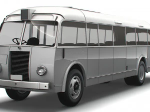 Generic Old Bus 3D Model