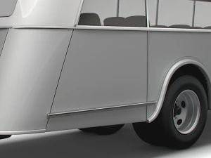 Generic Old Bus 3D Model
