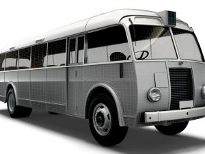 Generic Old Bus 3D Model