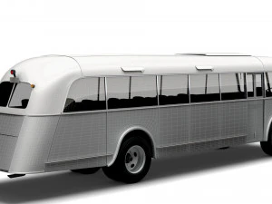Generic Old Bus 3D Model